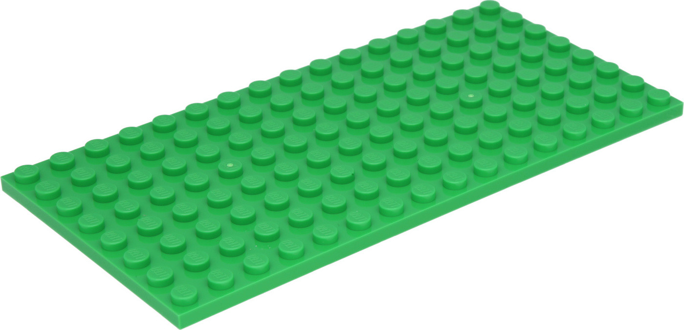 LEGO bouwplaten 8x16, groen - 92438, 5 stuks