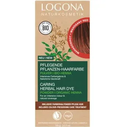 2x Logona, Haarfarbe, Haarfarbe (Mahagoni)