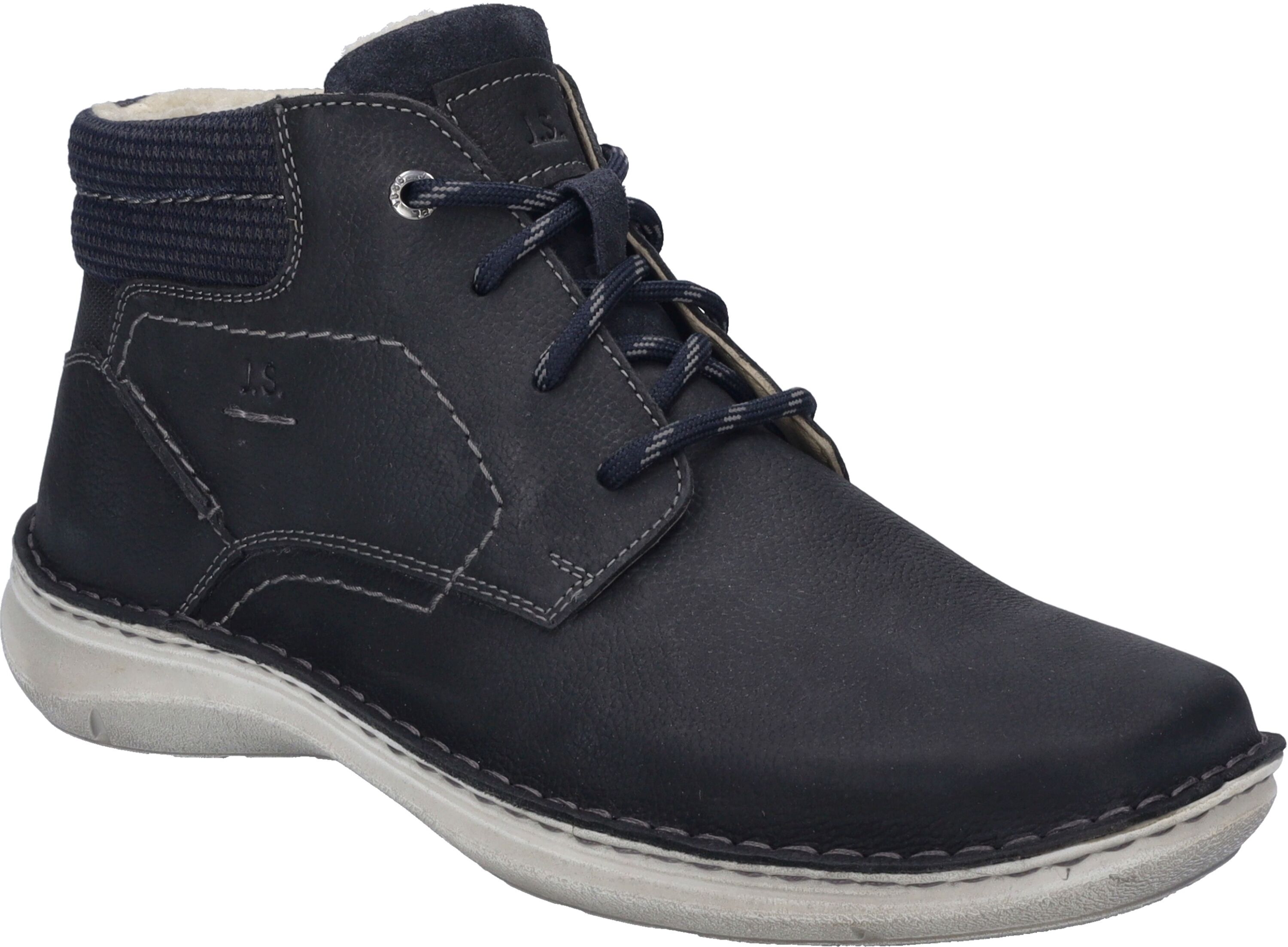 Stiefelette JOSEF SEIBEL "New Anvers 09, dunkelblau-kombi", Herren, Gr. 40, blau (dunkelblau, kombi), Schuhe Stiefelette