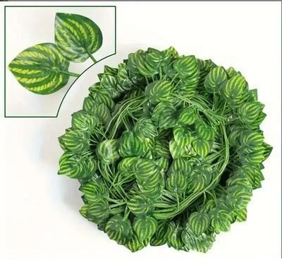 Uplift Essentials Lifelike Artificial Green Ivy Vine Garland (6.5 Ft Strand) watermelon