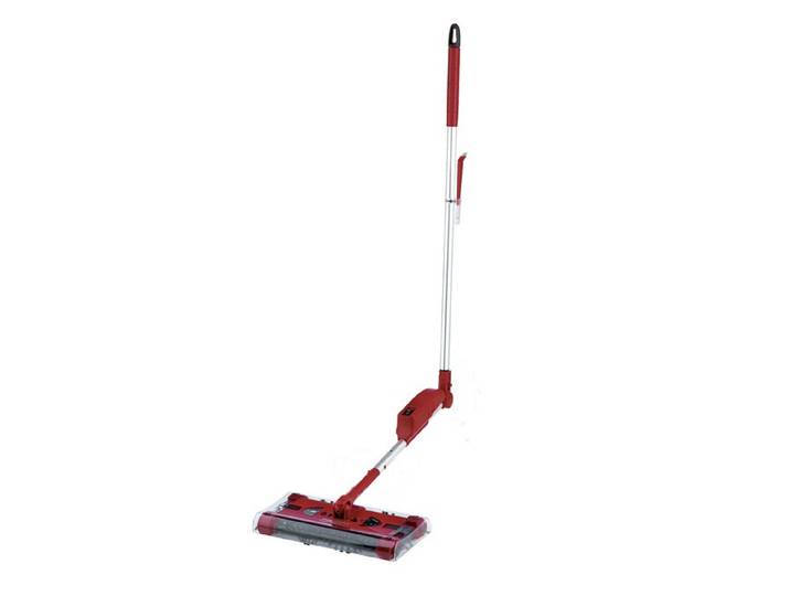 Swivel Sweeper Akku-Besen mit Power-Akku, Rot