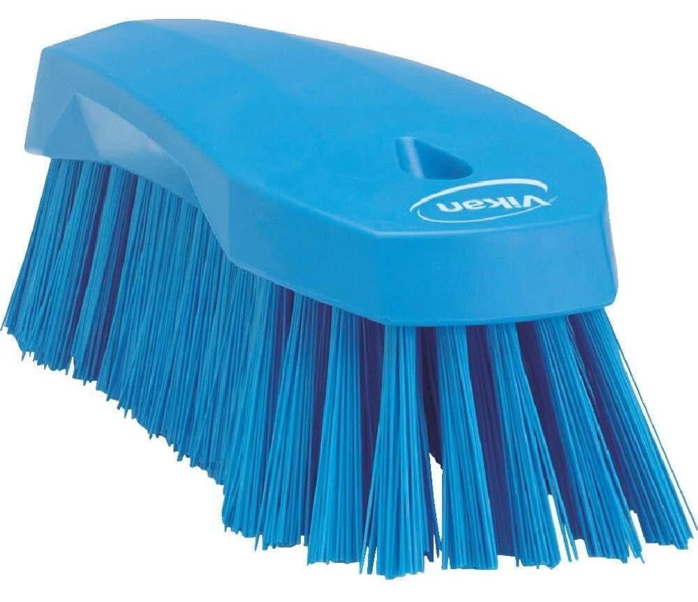 Vikan wasborstel L, hard, blauw, HACCP-conform