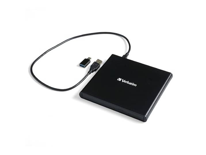 Verbatim Slimline CD/DVD optisch schijfstation DVD-RW Zwart
