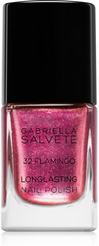 Gabriella Salvete Longlasting Enamel long-lasting nail polish with glitter shade 32 Flamingo 11 ml
