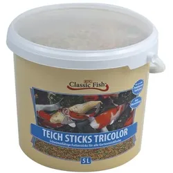 Classic Fish Teichsticks TriColor | 5l Fischfutter schwimmfähig
