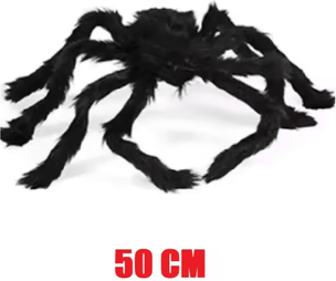 Inspire Curations Giant Plush Halloween Spider Decoration Indoor Outdoor Party Prop 50 Cm