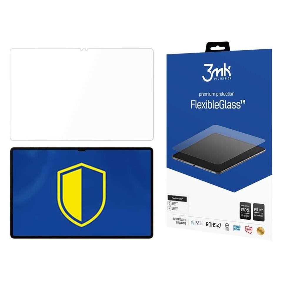 3MK FlexibleGlass Sam Tab S9 Ultra Szkło Hybrydowe (1 Stk., Samsung Galaxy Tab S9 Ultra) (do 15" 3mk FlexibleGlass(33)-0)