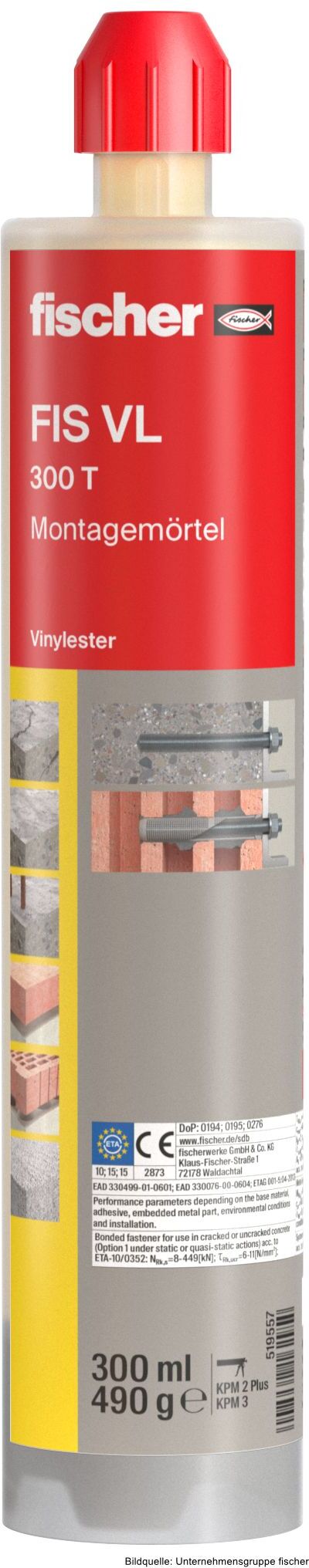 fischerwerke fischer Montagemörtel FIS VL 300 T