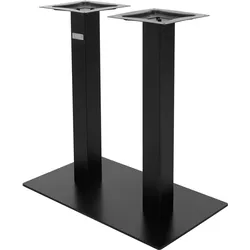 TISCHGESTELL Doppel 72 cm Schwarz
