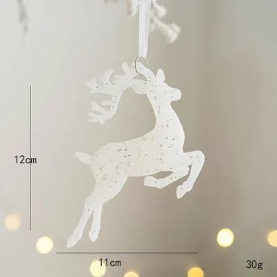 Uplift Treasures Christmas Tree Hanging Pendant Deer Angel And Star Ornament 10
