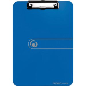 Herlitz Klemmbrett 11226396, easy orga to go, A4, Kunststoff, blau