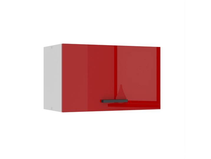 B Belini Group Hängeschrank SGP 60 cm, mit 1 Tür, Rot Hochglanz, Holz, 60x36x29.6 cm, Küchen, Küchenmöbel, Küchenschränke, Küchenoberschränke