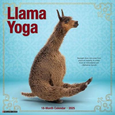 Llama Yoga 2026 Wall Calendar