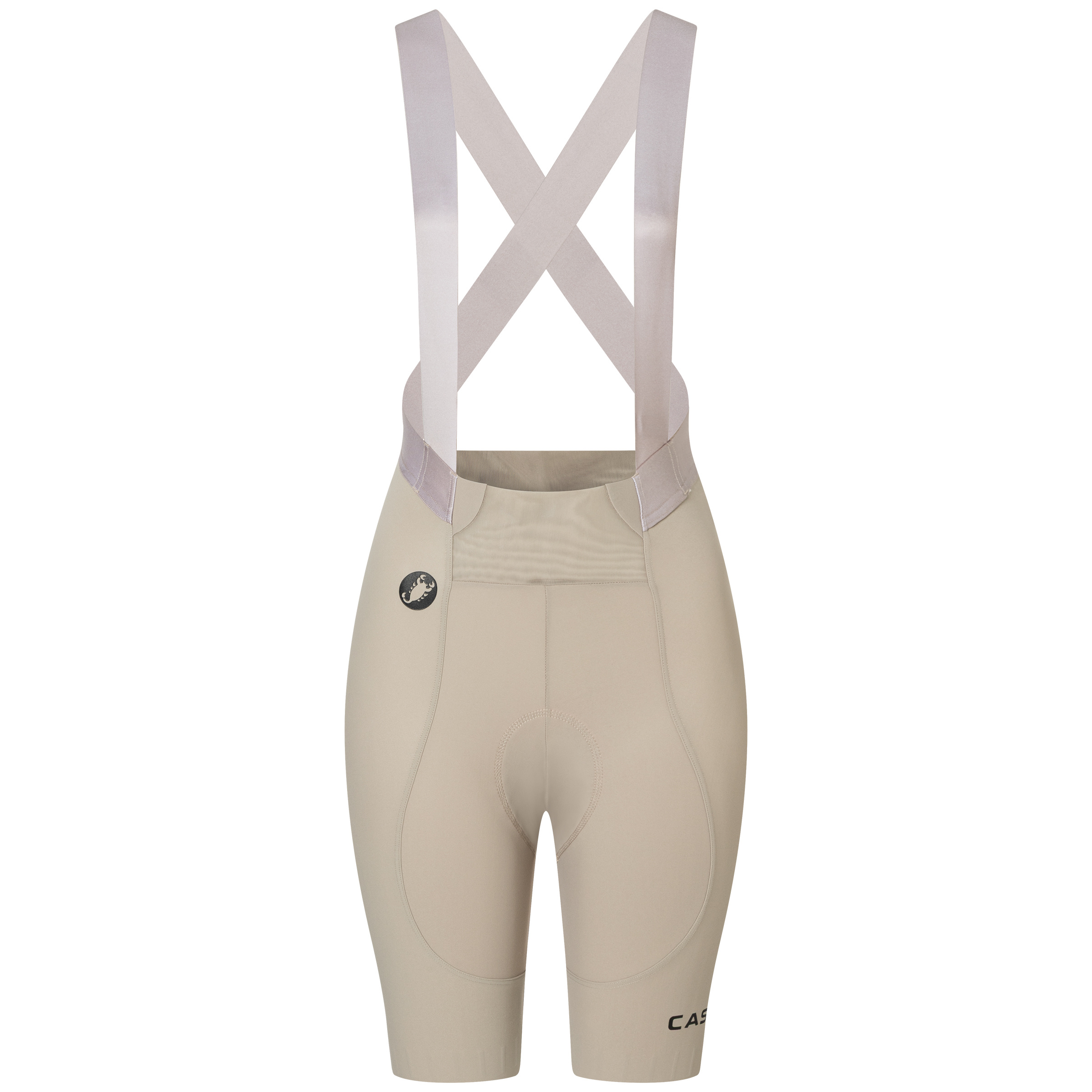 Castelli Espresso 2 DT Bib kurz Damen Fahrradhose beige Größe XS Rennrad Elastisch