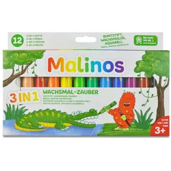 Malinos 301035 Wachsmalstift 12 Stück(e)