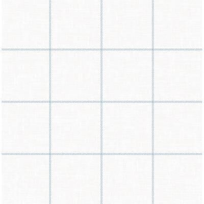 NextWall Classic Striped Check Peel and Stick Wallpaper