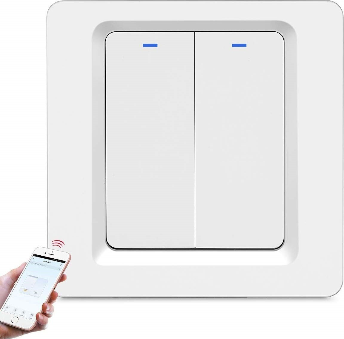 INF Slimme wifi schakelaar 2-polig