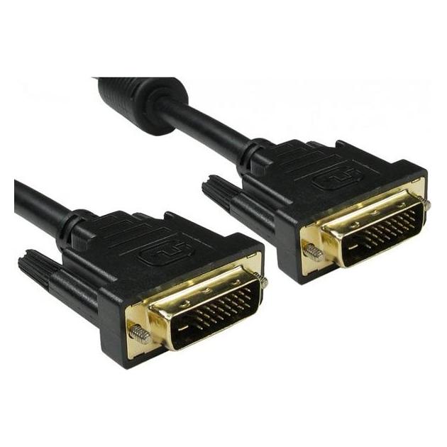 Cables Direct 1m Black Dvi-D Dual Link M-M (1 m) (77DVID-201)