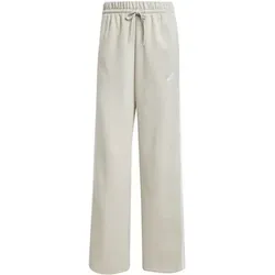 ADIDAS Damen Hose Essentials 3-Streifen Open-Hem French Terry, Größe L in Grau Grau