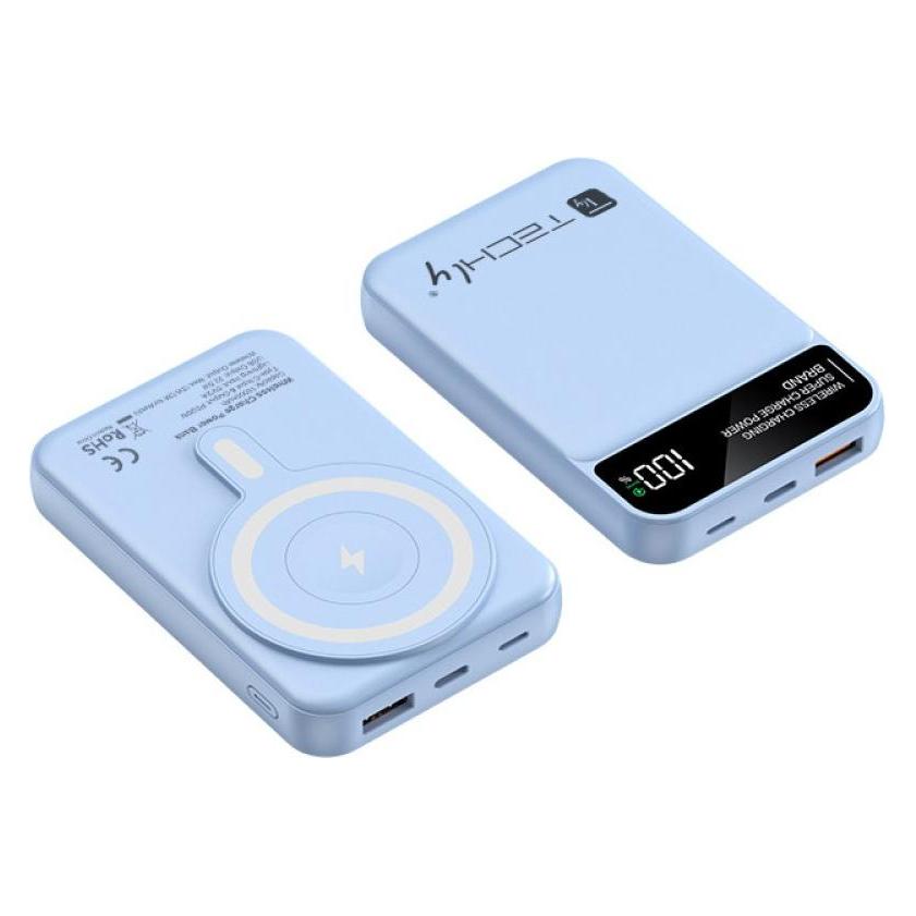 Techly I-CHARGE-10LCDBL (10000 mAh, 20 W) (I-CHARGE-10LCDBL)