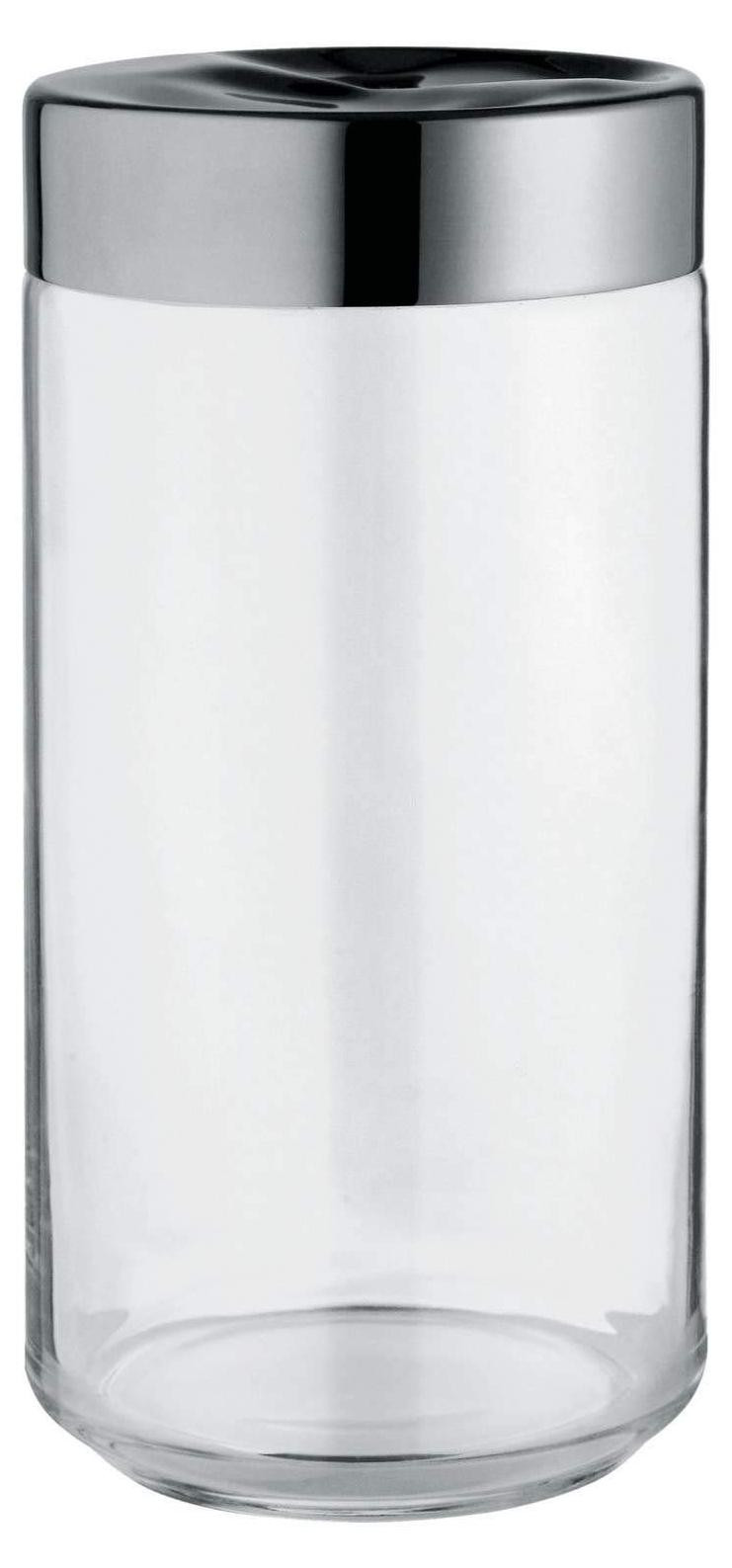 Dripio Glazen luchtdichte voorraadpot, 1,5 l, lichtgrijs