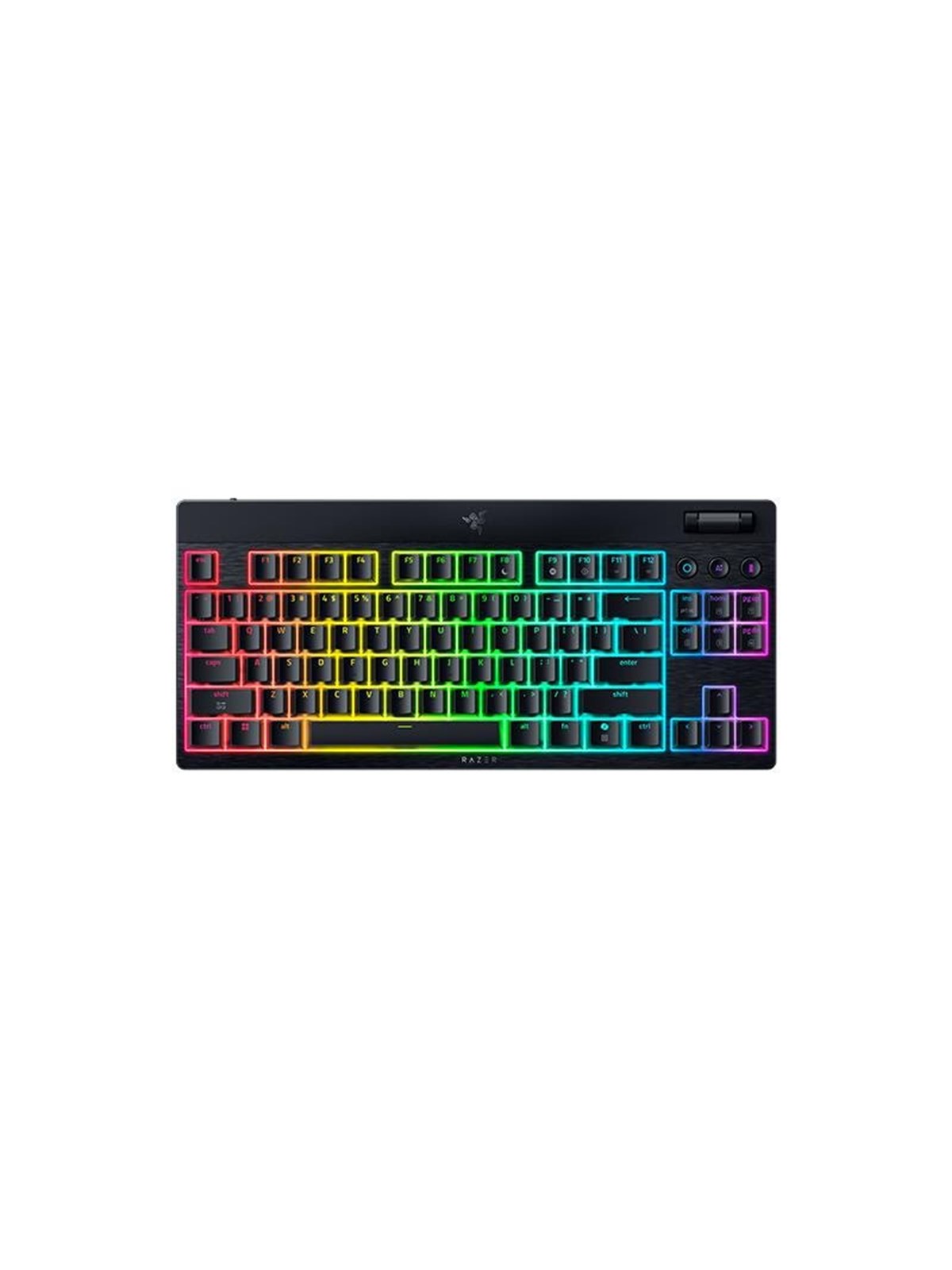 Razer BlackWidow V4 Low-Profile TKL HyperSpeed - Yellow Mechanical - Gaming Tastatur (TKL) - 80% - Englisch (US) - Schwarz