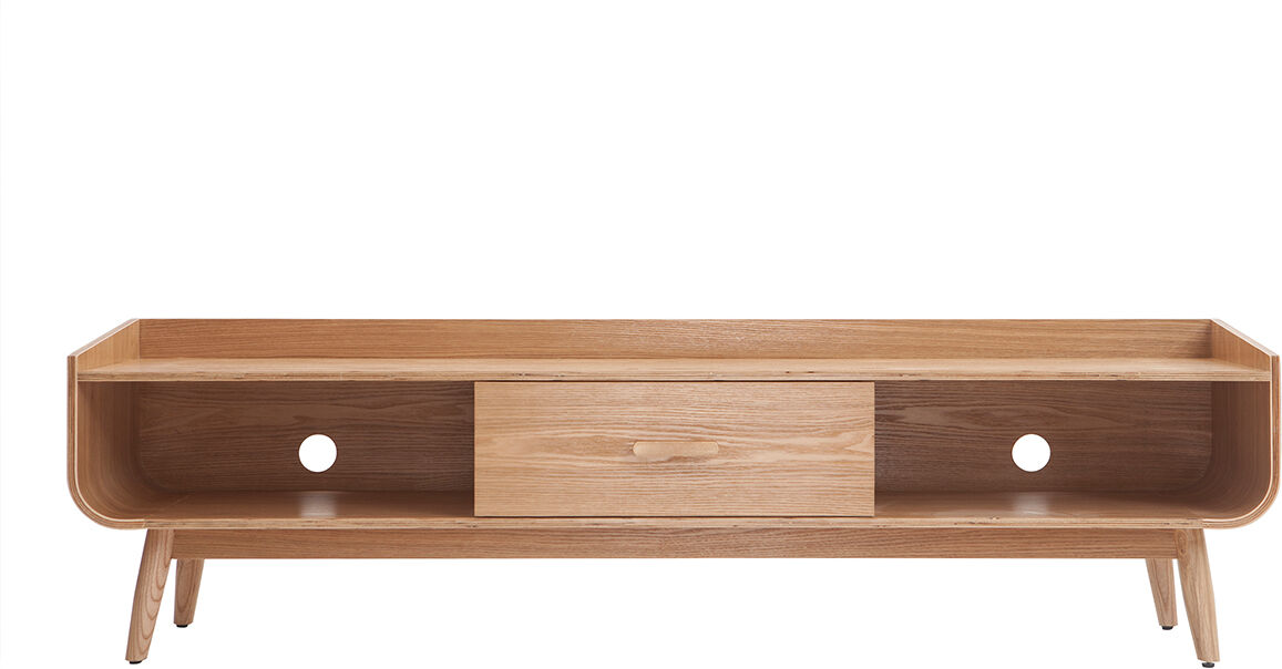Miliboo TV-Möbel Vintage Nussbaumholz 180 cm HALLEN