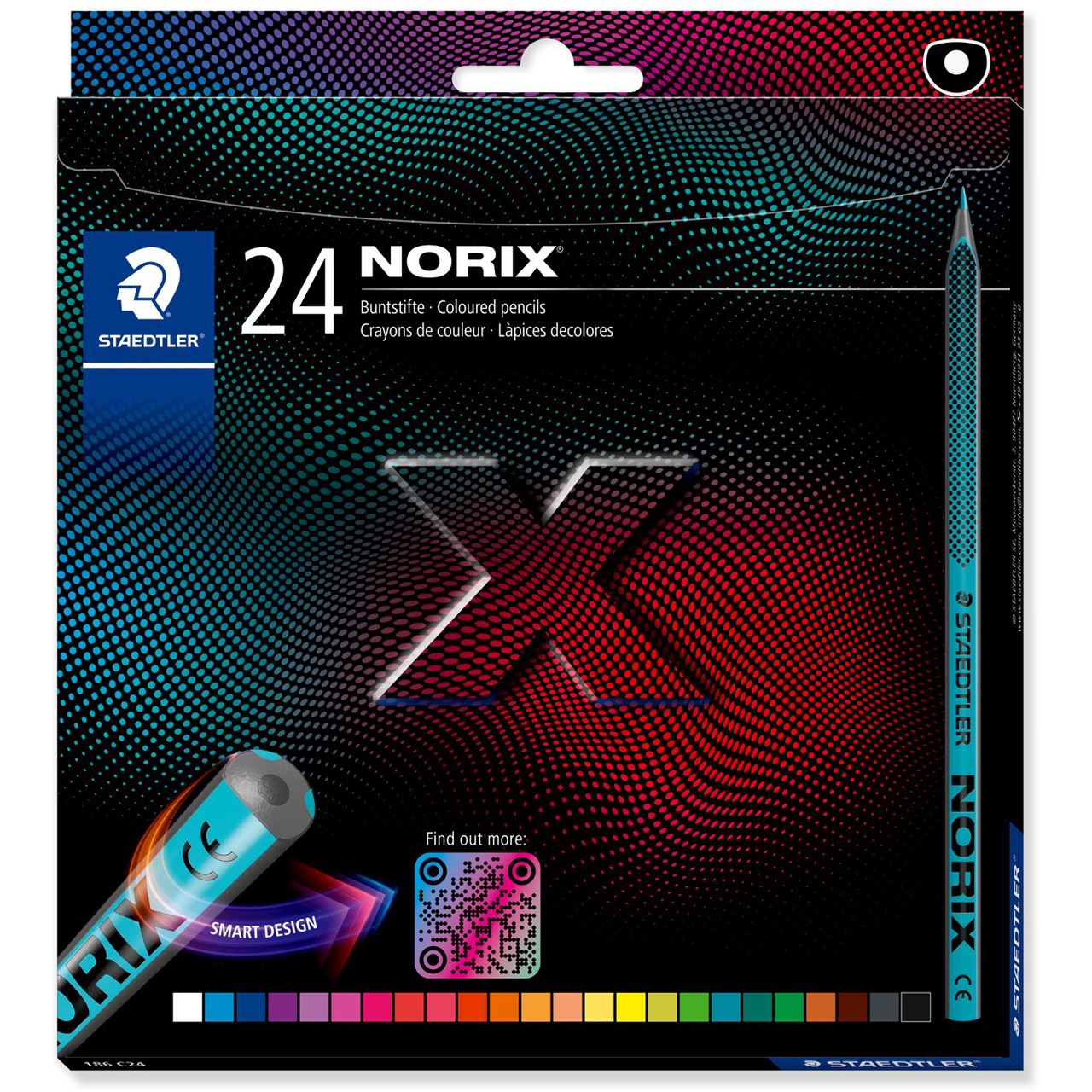 Staedtler Buntstifte NORIX 24 St. 100% PEFC retail