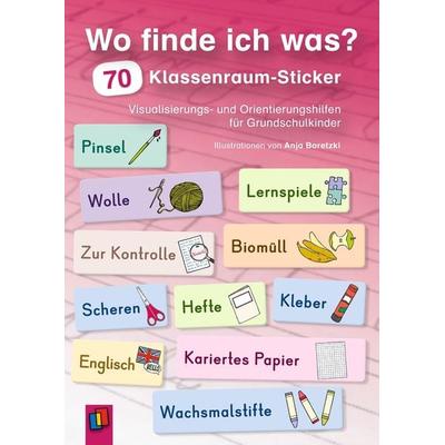 Wo finde ich was? 70 Klassenraum-Sticker