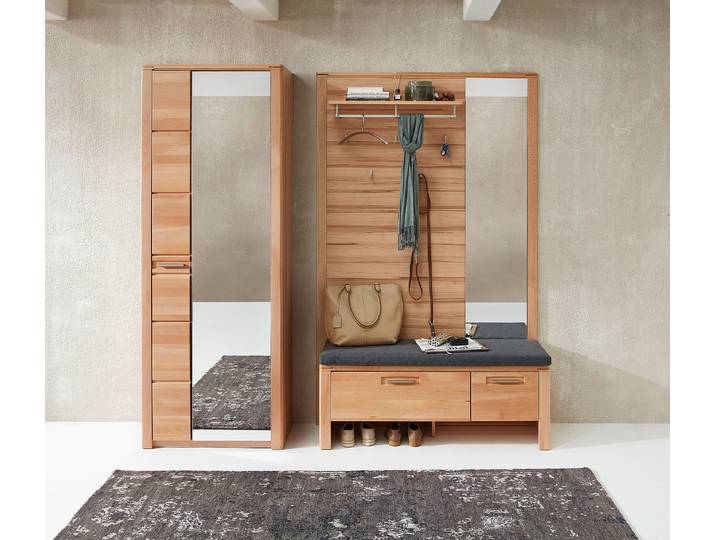 Garderobenset 3-teilig 209 cm 209 x 201 x 40cm Braun