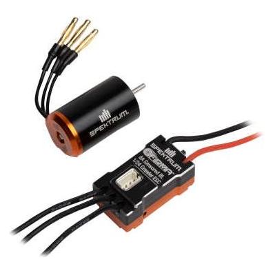 Spektrum FIRMA 1/24 ESC/BL Motor Conversion Co mbo, SCX24 (SPMXSEMC18)
