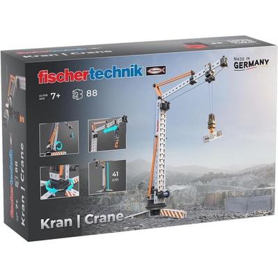 Fischertechnik 576103 - Kran, 88 Bauteile, Konstruktionsspielzeug ab 7 Jahren