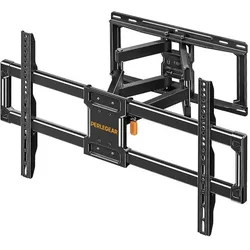 Perlegear 42-82" TV mount PGLF12-EU (Wand, 60 kg, 42" - 82"), TV Wandhalterung, Schwarz