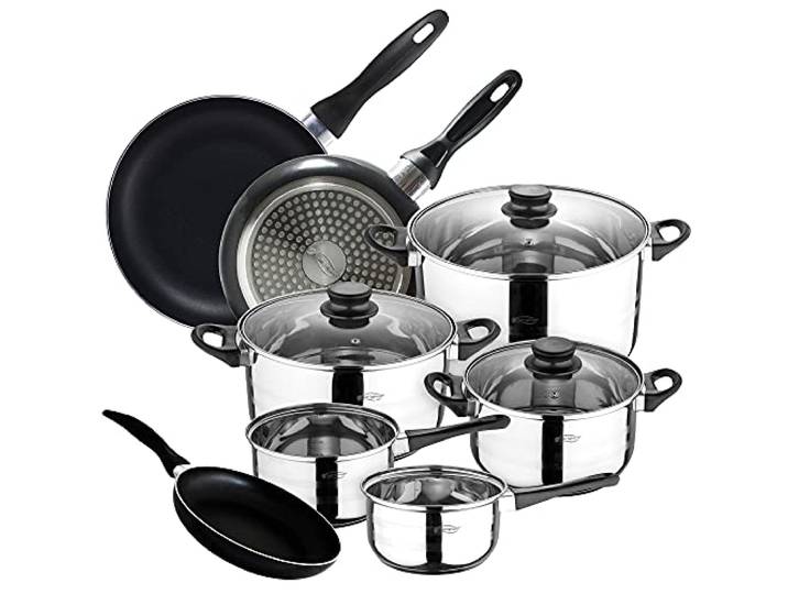 San Ignacio Set mit 8 Teilen + 3 Pfannen 16/20/24 cm
