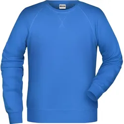 James & Nicholson Herren Raglan Sweater Sweatshirt 8022 cobalt XXL
