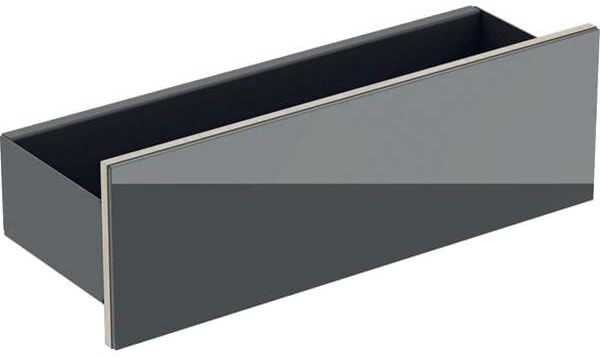Geberit Acanto panneau mural 500617JK2 45x14.8x16cm, lave en verre - lave mat