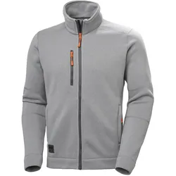 Strick-Fleecejacke "KENSINGTON" - M - grau
