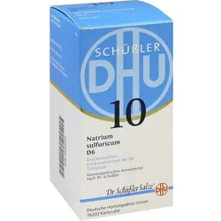 Biochemie Dhu 10 Natrium Sulfuricum D 6 Tabl. 420 ST