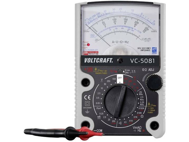 VOLTCRAFT VC-5081 Hand-Multimeter analog CAT III 500 V (VC-5081)