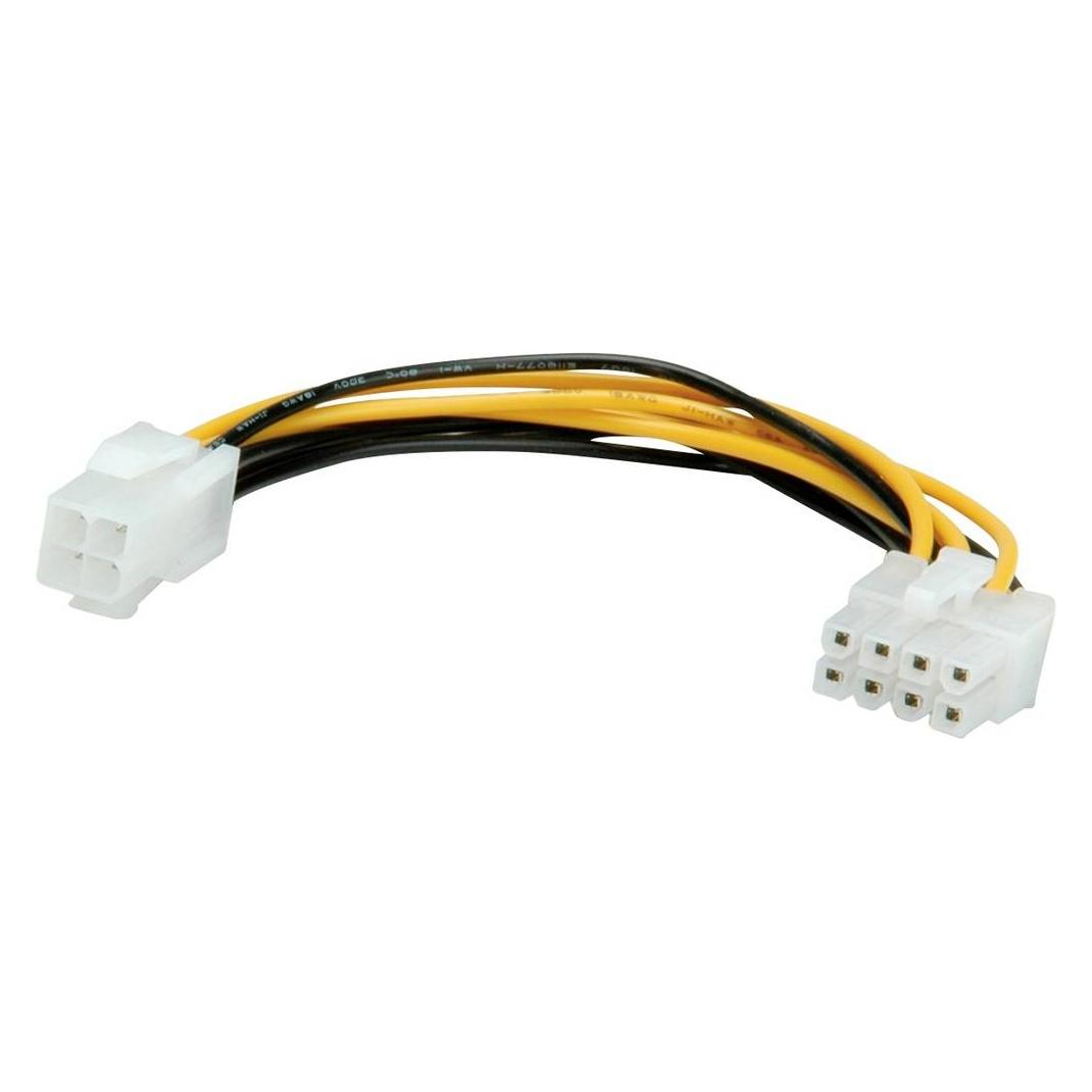 Roline 8 pin PCI Express Stecker - P4 Stecker (15 cm) (11.03.1021)