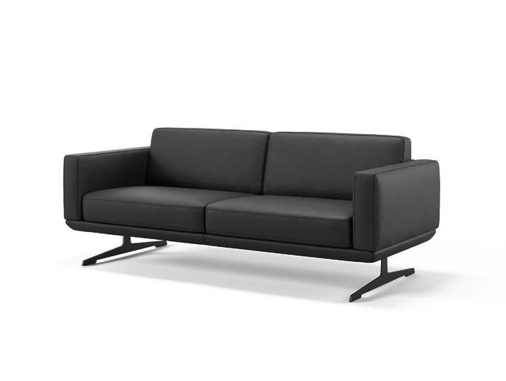 Home Design Ledercouch Leder 3-Sitzer MARETO Relax Sofa