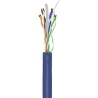 Netzwerkkabel Cat.6a, U/UTP blau, 50 Meter