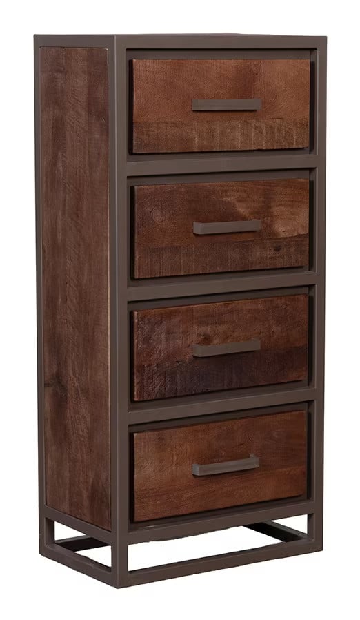 LABEL51 Ladekast Peru Mangohout Brown Espresso B: 105 cm, D: 50 cm, H: 30 cm