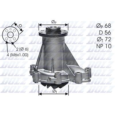 DOLZ Wasserpumpe M276 für Mercedes