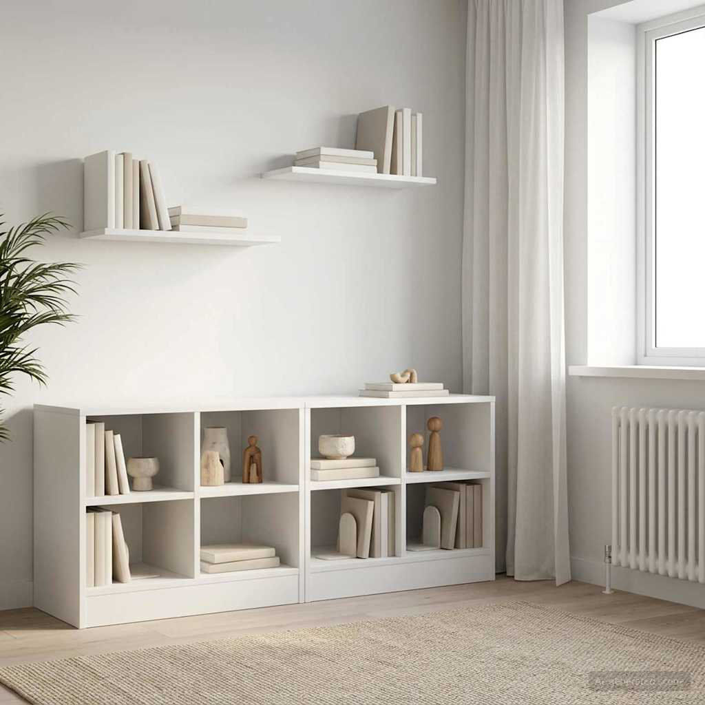 Brambly Cottage 66cm W Bedside Table White 48cm H X 66cm W X 33cm D