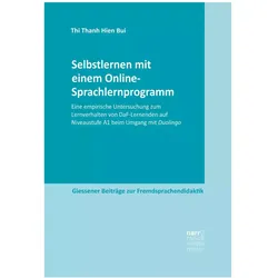 Selbstlernen mit einem Online-Sprachlernprogramm, Fachbücher von Hien Bui Thi Thanh, Thanh Hien Bui Thi