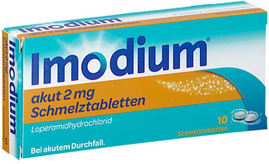Imodium akut 2 mg Schmelztabletten 10stk
