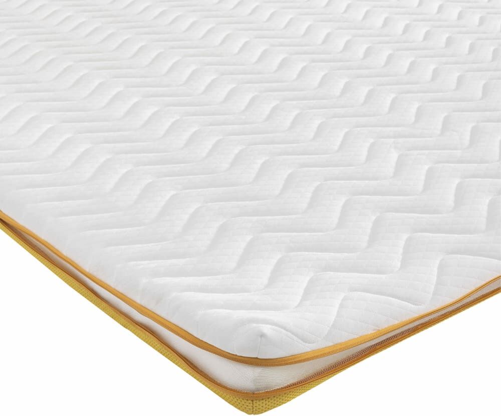 Someo Surmatelas mousse 7 cm 180x200 ferme Blanc 200x7x180cm