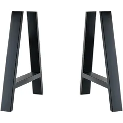 Massivholz »Tabula Rasa« Untergestell 4-Fuß Holzgestell 200 cm Natur / 80 x 73 x 34 cm
