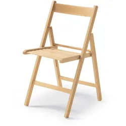 Natürliche Holz Klappstuhl 79X42,5X47,5Cm.